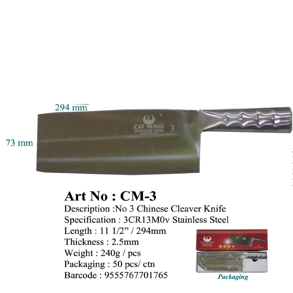 CM-3 Chinese Cleaver Knife